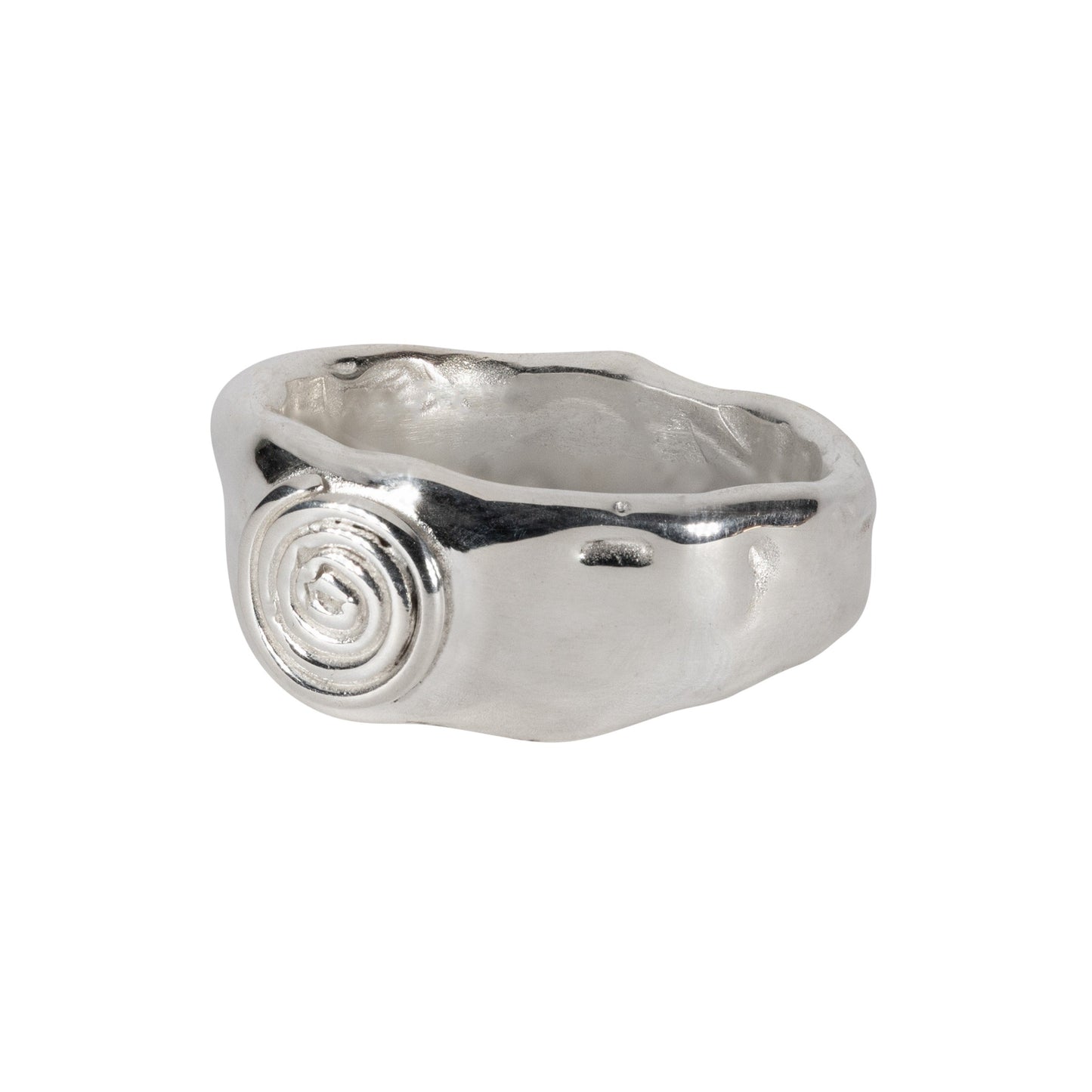 Chunky Spiral Ring Silver