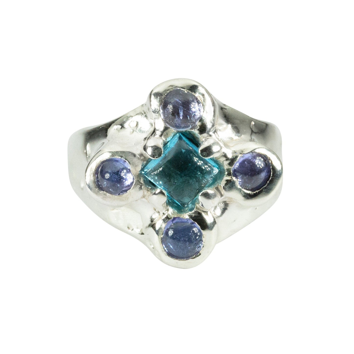 Tanzanite & Topaz Candy Ring