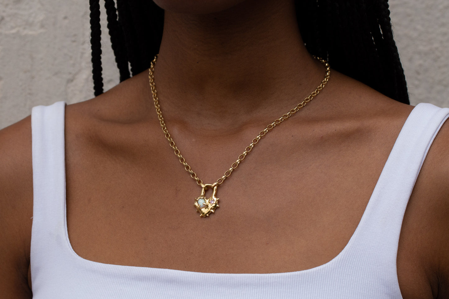 Heart Pendant Gold Vermeil
