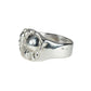 Silver shell ring