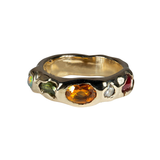 Gold and Citrine Ring