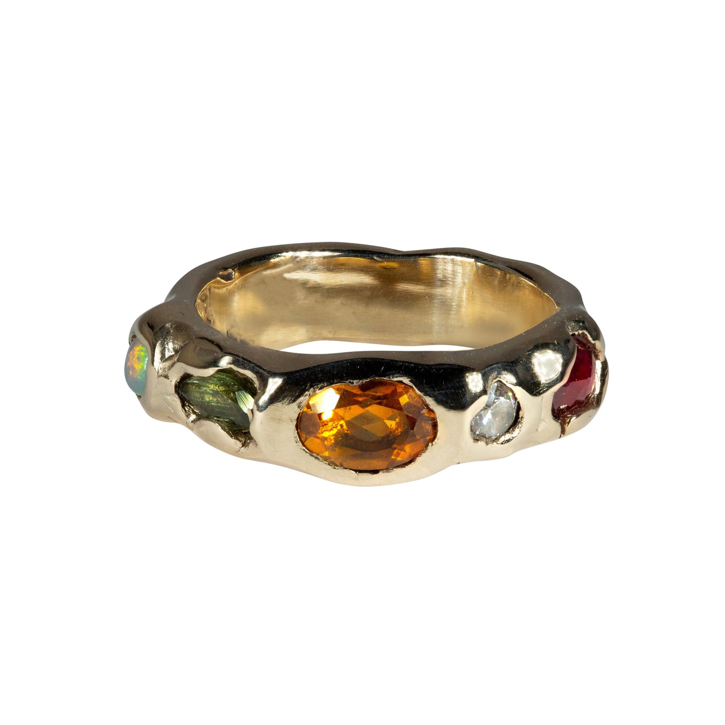 Gold and Citrine Ring
