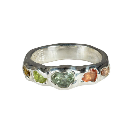 All Shades Silver Ring