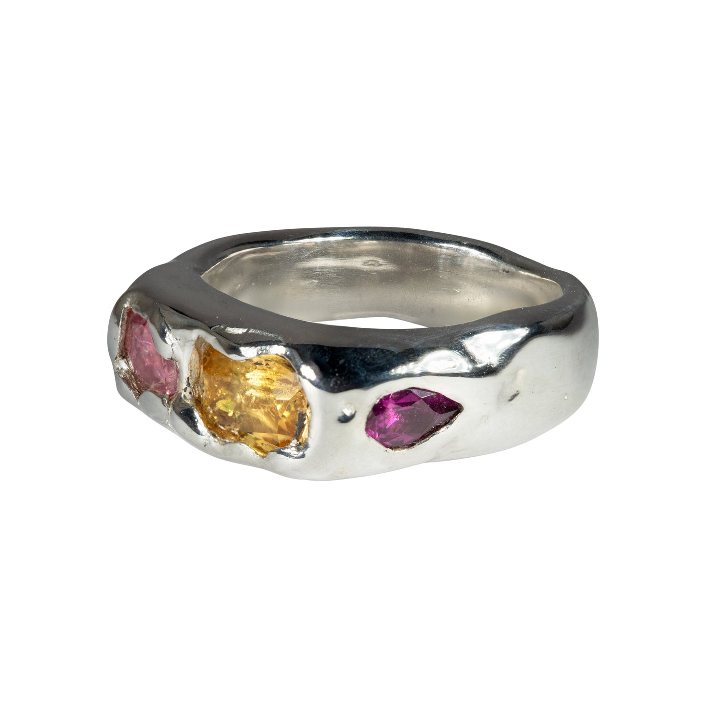 Citrine & Tourmaline Honey Ring