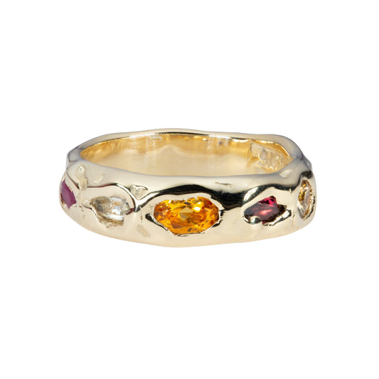 Citrine Gold Ring