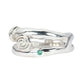 Emerald Spiral Flux Ring