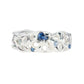 Sapphire, Diamond, and Topaz Vine Ring