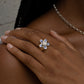Tanzanite Spiral Flower Ring