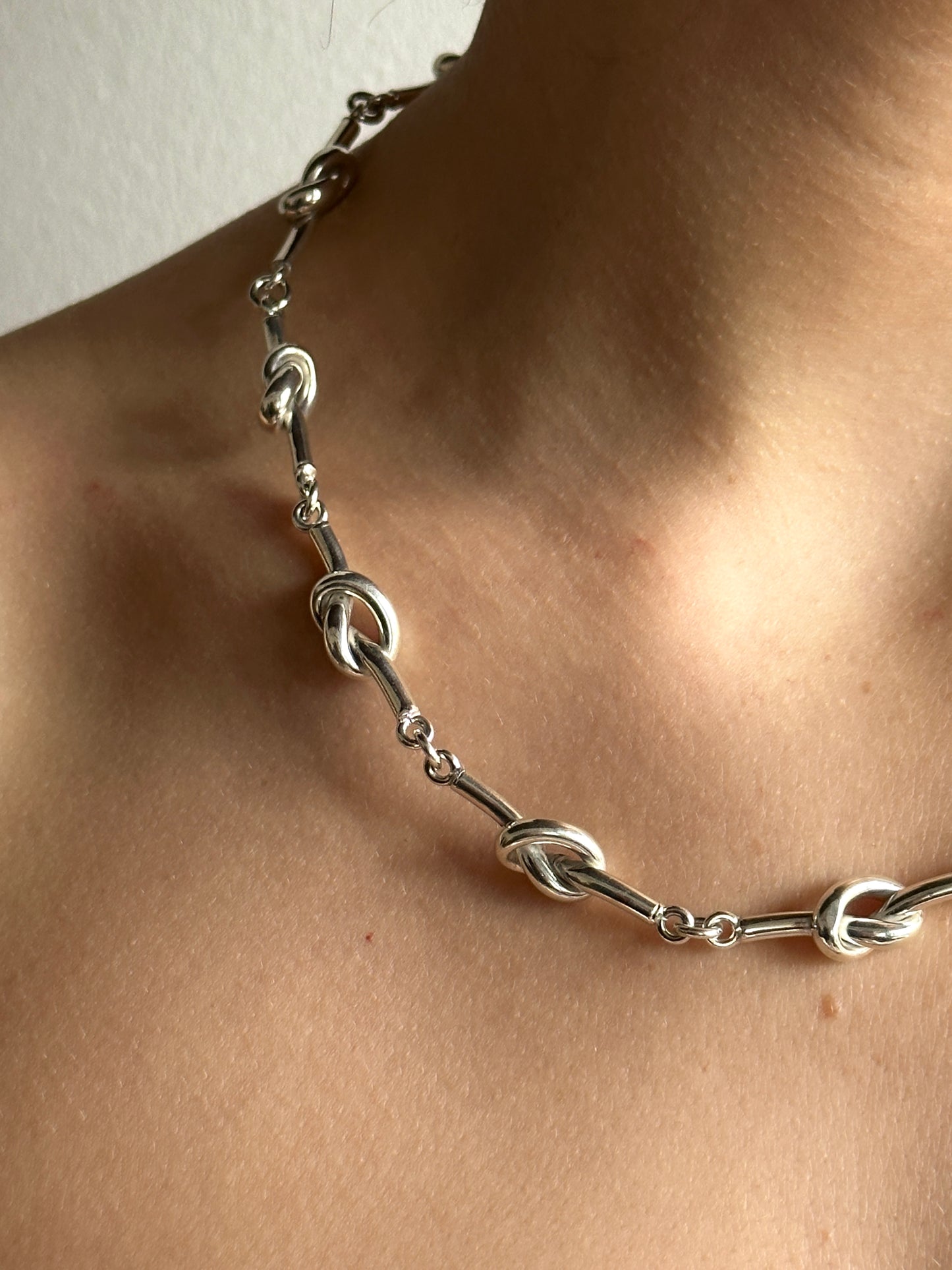 Knotted necklace